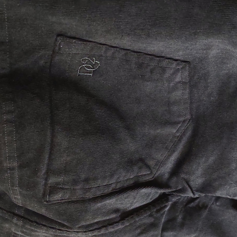 Diane Gilman DG2 | Black Boot Cut Corduroy Jean Sz 12 Petite NWT - Picture 4 of 7